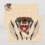 Oui. Oui. Oui. Flora Briefkaart (Voorkant / Achterkant)