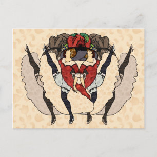 Oui. Oui. Oui. Flora Briefkaart
