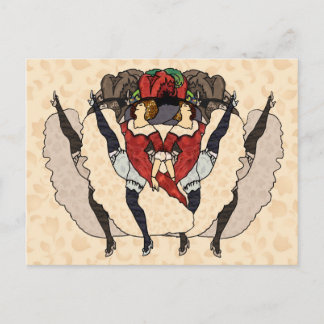 Oui. Oui. Oui. Flora Briefkaart