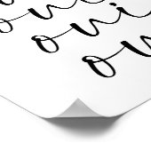 Oui Oui Oui Poster (Hoek)