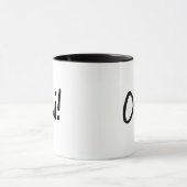 Oui ! oui ! Tasse de slogan d'expression de langue (Centre)