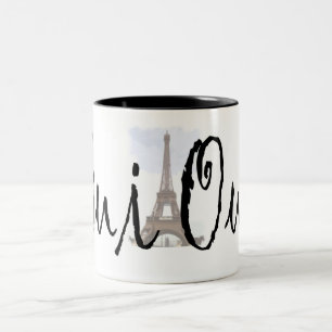 Oui, Oui. Tweekleurige Koffiemok