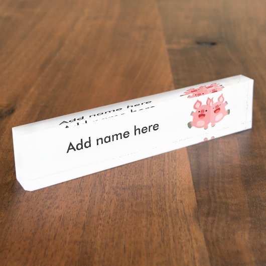 OUI ! ! Portes de dessin mignonnes Nom Plaque (Taille)