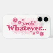 oui quel que soit le slogan rouge & blanc coque ip (Verso (horizontal))