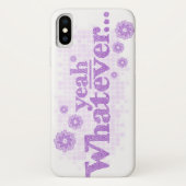 Oui, quel que soit le violet blanc coque iphone (Dos)