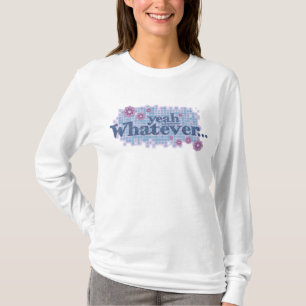 oui quoi que ce soit... t-shirt bleu / rose