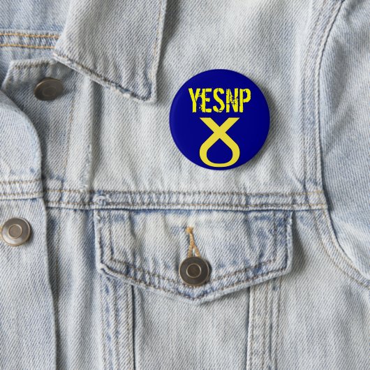 Oui Scotland Vote SNP Badge (En situation)