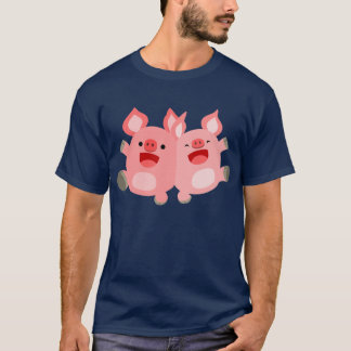 OUI ! ! T-shirt Portes en caricature mignonne