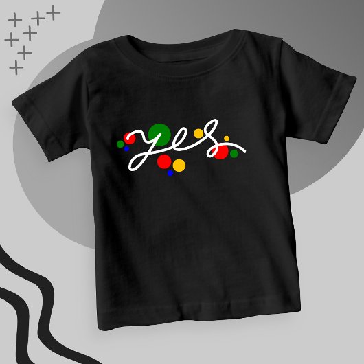 Oui - Tee T-shirt bébé coloré | DP7Art