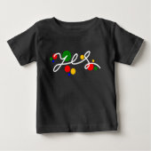 Oui - Tee T-shirt bébé coloré | DP7Art (Devant)