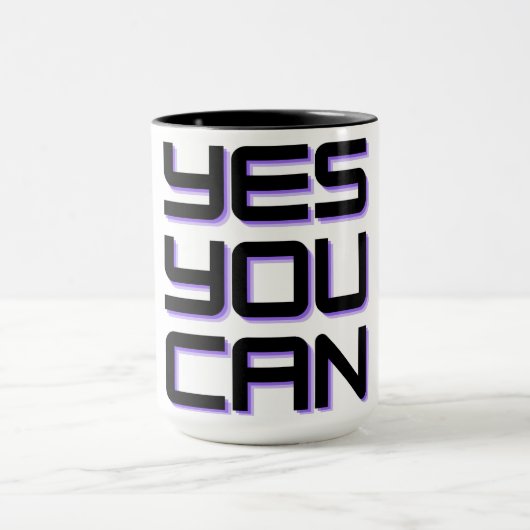 "OUI TU PEUX" Mug (Centre)