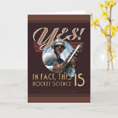 Oui! Voici la carte de voeux Rocket Science (Fleur jaune)