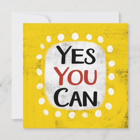 Oui Vous Pouvez Envoyer Une Carte De Voeux (Devant)