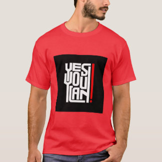 Oui, vous pouvez imprimer un T-Shirt avec du texte