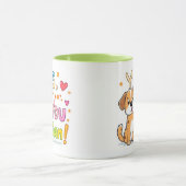 Oui, Vous Pouvez ! Mug de chien mignonne (Centre)