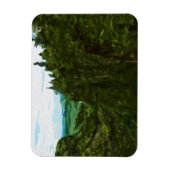 Ouimet Canyon Canada Abstract Impressionisme Magneet (Verticaal)