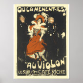 Oulamentalics Au Violon Adverteren Poster (Voorkant)