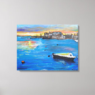 Oulton Broad Boats Canvas Afdruk