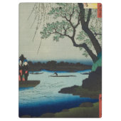 Oumaygashi –  Edo River Scene Klembord (Achterkant)