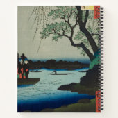 Oumaygashi –  Edo River Scene Notitieboek (Achterkant)