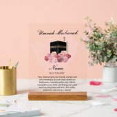 Oumrah Moubarak acrylique florale islamique (Mariage)