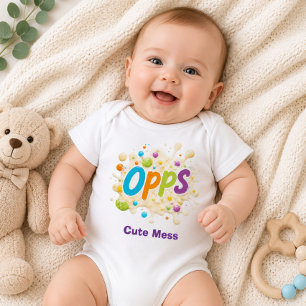 Oups ! Body bébé Cute Mess