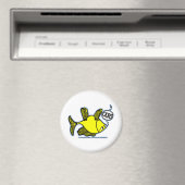 OUPS ! Hop Side Down Fish ! drôle MAGNET (In Situ (Lave-vaisselle))
