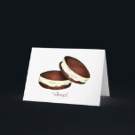 Oups ! Oublié Votre Carte De Pie Pie Ouverte Anniv<br><div class="desc">Qui n'aime pas les tartes à la whoopie ? Le texte à l'intérieur dit : "J'ai oublié ton anniversaire !"</div>