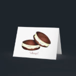 Oups ! Oublié Votre Carte De Pie Pie Ouverte Anniv<br><div class="desc">Qui n'aime pas les tartes à la whoopie ? Le texte à l'intérieur dit : "J'ai oublié ton anniversaire !"</div>