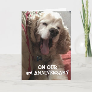 **OUR 3rd ANNIVERSARY* FILLED WITH LOVE / FUN Kaart