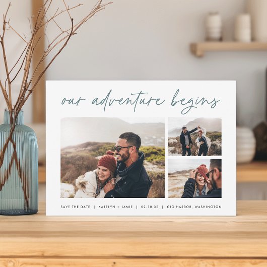 Our Adventure Begins | Multifoto Save The Date