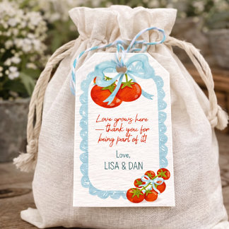 Our Family is Growing Baby Shower Favor Tags | Tom Cadeaulabel