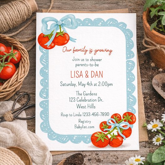 Our Family is Growing Baby Shower Invitation
