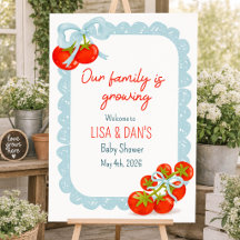 Our Family is Growing Baby Shower Welcome Sign