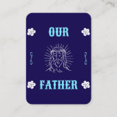 Our Father Prayer Card – Traditional Language Plaatskaartje (Voorkant)