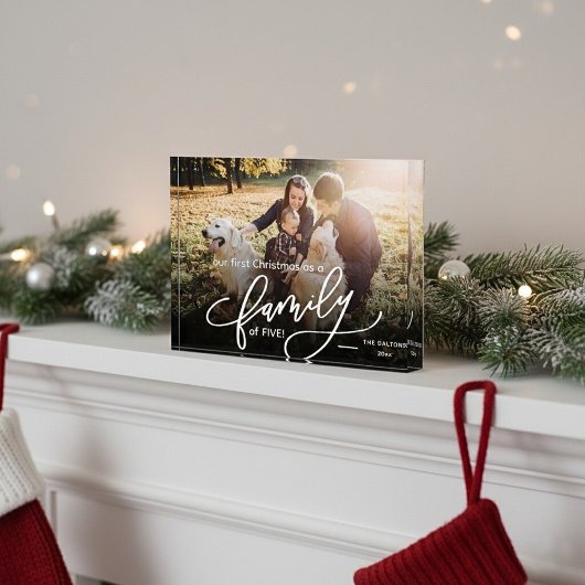 Our First Christmas As A Family of Five Fotoblokken