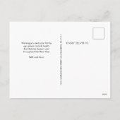 Our First Christmas as Mr. | Gold Photo Faux Feestdagenkaart (Achterkant)