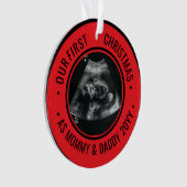 Our First Christmas as Parents Ultrasound (devant)