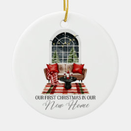 Our First Christmas in Our New Home  Keramisch Ornament