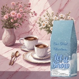 Our First Christmas Let it Snow Rudolf Reindeer 