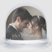 Our First Christmas Mr & Mrs Newlywed Photo (Avant)