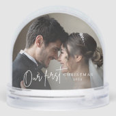 Our First Christmas Mr & Mrs Newlywed Photo (Arrière)