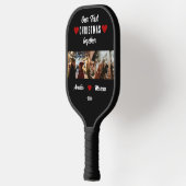 Our First Christmas Together 2 Photos Keepsake Pickleball Paddle (Links)