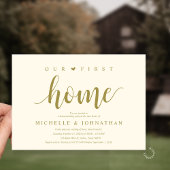 Our First Home Modern Rustic Housewarming party Kaart