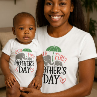 Our First Mother’s Day Elephant & Umbrella 