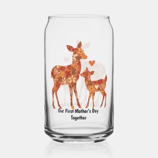 Our First Mother’s Day Together – Floral Deer Drin (Recto)