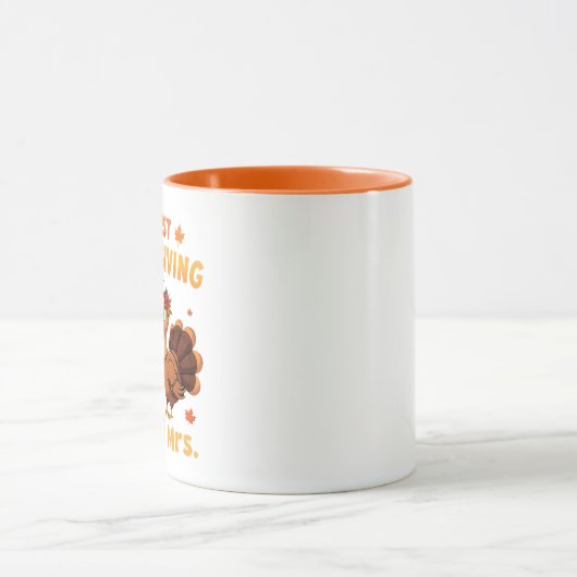 Our First Thanksgiving Mr and Mrs Couples Newlywed Mok (Midden)