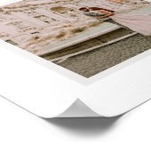 Our First Year Wedding Photo Poster (Coin)