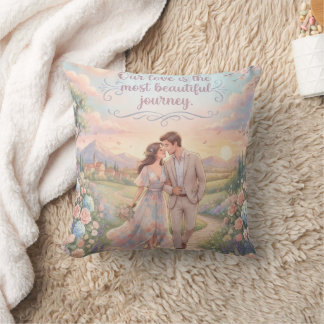 Our Future Beautiful Journey Throw Pillow | Romant Kussen