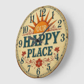 Our happy place cozy home  grote klok (Hoek)